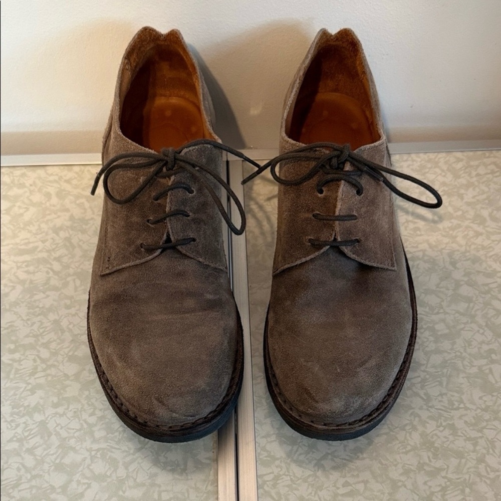 Fiorentini + Baker Women’s Gray Suede Oxfords